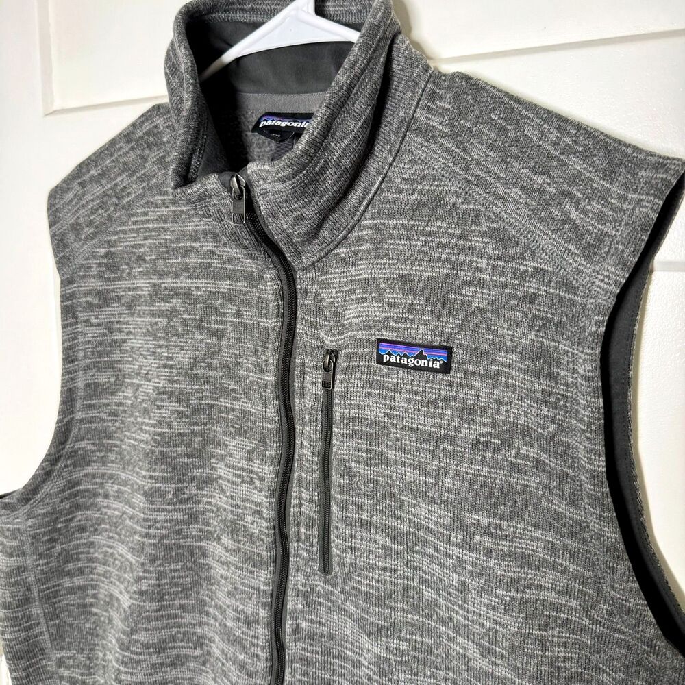 Patagonia Better Sweater Vest Mens XXL Gray Full Zip Fleece Outdoor Hiking 25882
